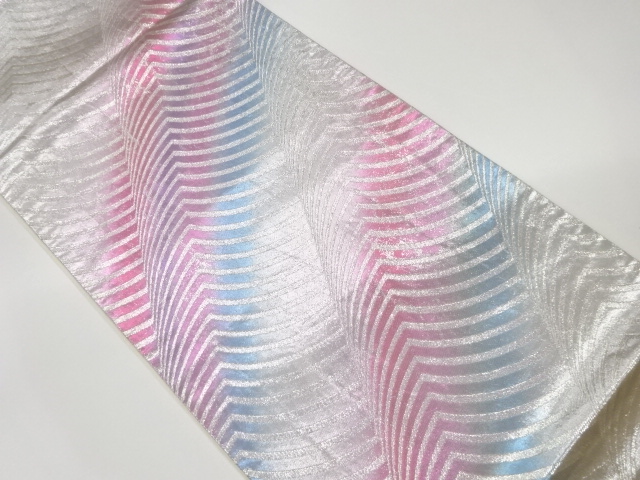 カラフル幾何学模様 袋帯 着物・帯 ] - 袋帯 幾何学模様織出し袋帯 | 宗 sou::お茶道具・着物のお店